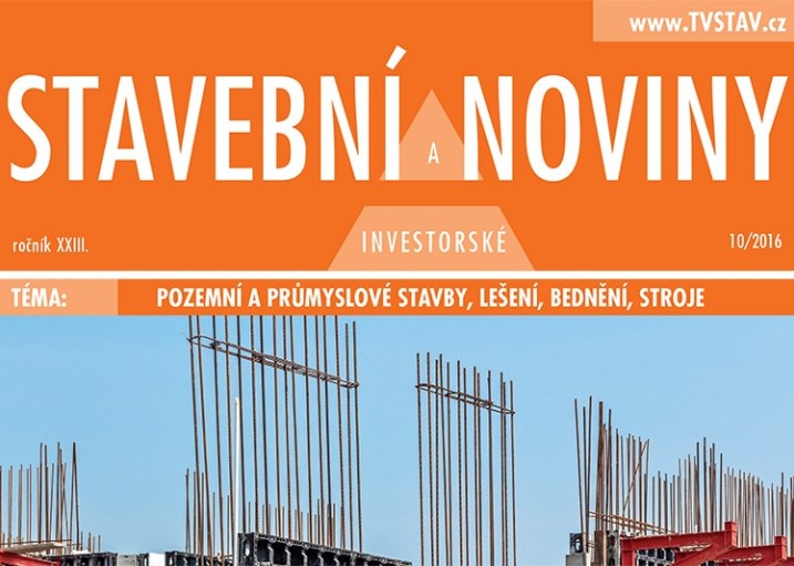 Montovaný autoservis Richter ve Stavebních a investorských novinách